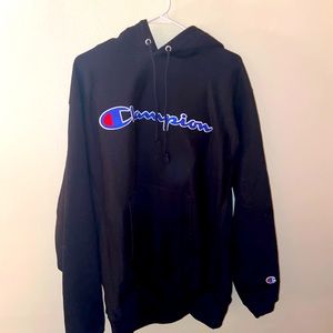 Men’s  black champion hoodie